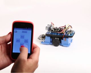 Logiciel AppInventor 2 pour tablettes, avec MiniRobot opt° Bluetooth