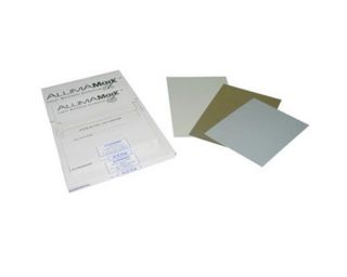 5 feuilles d'aluminium à graver - Jaune Satin [ép. 0,5x305x508mm]