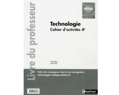 Technologie 4e - 2017 - Livre du professeur