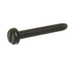 Vis PA6 tête cylindrique fendue M6 x L 8 - NOIR 