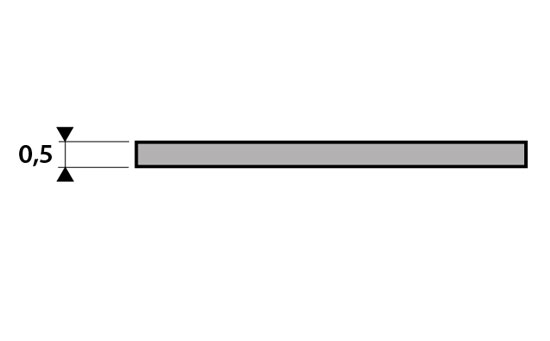 PVC Rigide épaisseur 0,5 mm