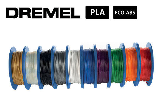 Filaments PLA / eco-ABS Dremel