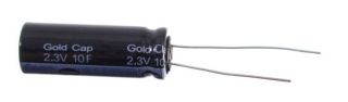 CDC-10F Super capacité 20 Farads, 2,3 V ou 2,7 V (D12,5x35 ou D16x26 mm)