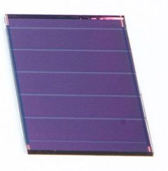 CELSA-05-048-032 Cellule solaire Si amorphe - 48x32mm, 5 bdes, 1,8mm, 15mA/2,7V@1kW/m²