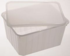 Boîte Polypro Translucide + couvercle 156x127x84mm (lot de 5) Lot de 5 pièces