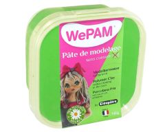 Pâte à modeler WePAM Vert, pot 145 grs