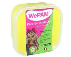 Pâte à modeler WePAM Jaune, pot 145 grs