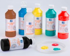 Acrylique LEFRANC, assortiment de 10 flacons de 500 ml