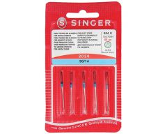 Aiguilles Singer N°90 pour tissus - lot de 5