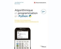 Livre Algorithmique et programmation en Python 