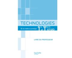 Livre Technologies 1ère et therm STI2D - Livre professeur