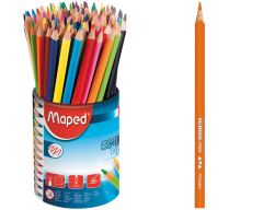 Crayons de couleur COLOR'PEPS, pot de 72