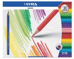 Crayons de couleur LYRA Osiris triangulaire, pack de 216