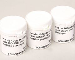 Kit colorant / teinture en pâte pour plastique - 4x100g (J-R-B-N)
